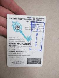 El Al Israel Airlines - Boarding Pass