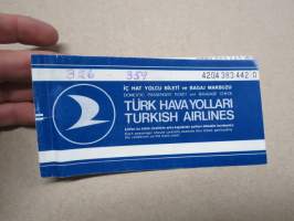 Turkish Airlines - Türk hava yollari - Passenger Ticket  4204 383 4420