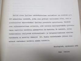 Fysiikan harjoitustehtäviä osa I
