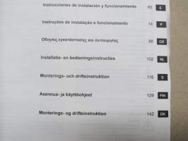 Grundfos Instructions - porakaivopumppu, tekniset tiedot, asennusohjeet, käyttö-ohjeet, monikielinen