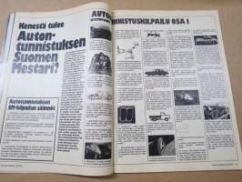 Tekniikan Maailma 1979 nr 20, Huoltokoulussa öljynvaihto, 1600-kuutioiset perheautot vertailutestissä, Jäljet näkyvät Ettore Bugatti, Pienet ja rytmikkäät, ym.