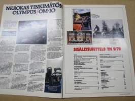 Tekniikan Maailma 1979 nr 9, Eurooppaan ja kotiin, Herkkä lisäkaiutin, Testitotuus turvavyöstä, Pumppuraivaus - uusi tapa tehdä uimarantaa, Lippulaivoja nämäkin, ym.