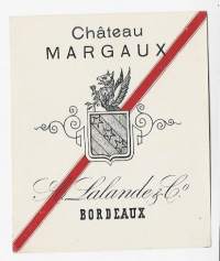 Chateau Margaux     - viinaetiketti