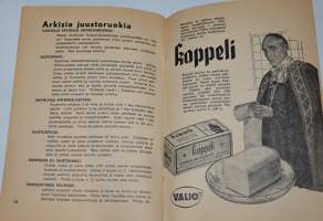 Juhlien herkku arkien ruoka juustoesite -50 luku?