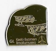 GL Gourdou-Lesseurre - maailmansodan aikainen suomalaisten hävittäjä  pinssi rintamerkki alkuperäisessä pussissa
