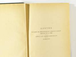 Valitut teokset III: Vilhelm Meisterin oppivuodet (kirjat VII ja VIII) – Götz von Berlichingen – Egmont