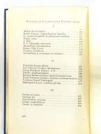 Teokset VI, kirjoja ja kirjailijoita I &amp; II
