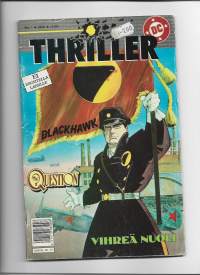 Thiller  1990 nr 2 Vihreä nuoli , Black hawk sarjakuvalehti