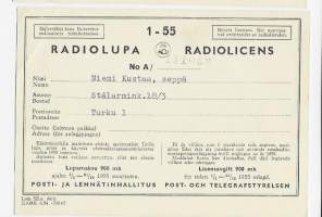 Radiolupa  - radiolupa 1955