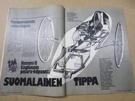 Tekniikan Maailma 1978 nr 12, Ole tarkkana perämoottoriöljyn ostossa!, Suomen pihein ajokki lähti Englantiin, Paluu Nasaan, Suomalainen tippa, Tomahawk, ym.