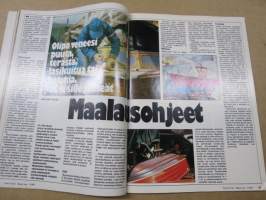 Tekniikan Maailma 1977 nr 7, Täydelliset veneen paikkaus- ja maalaus-ohjeet, Koe ajoissa Mazda 323, Setsemän sortin leijakisa 77, Kanootilla vai kajakilla?, ym.