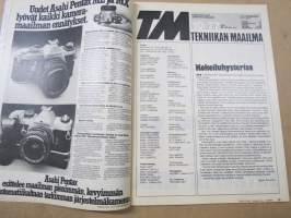 Tekniikan Maailma 1977 nr 10, Radiopuhelinviesti, Riippuliitäjällä kuin siivet selässä. Koeajossa uusi Skoda, Entropia - Mitä se on?, Hanssin Jukan tie, ym.