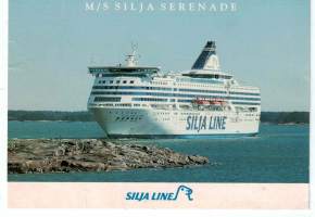 M/S Silja Serenade. Kulkenut  1.11.1994.  Silja Serenade/ Pursers offise huvä leima