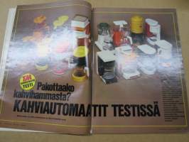 Tekniikan Maailma 1976 nr 10, Nalli - Remontti-suunnitelma riittää seuraavallekin sukupolvelle, Kahviautomaatit testissä, Siemenestä sadonkorjuuseen, ym.