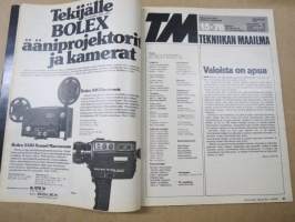 Tekniikan Maailma 1976 nr 15, Vertailussa halvimmat perheautot, Laatokka Suomen-Lahdessa, Ford-Fiesta - Yhtä juhlaa?, Kasetista kaitaelokuvaksi, Kepeää iloa, ym.