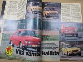 Tekniikan Maailma 1976 nr 15, Vertailussa halvimmat perheautot, Laatokka Suomen-Lahdessa, Ford-Fiesta - Yhtä juhlaa?, Kasetista kaitaelokuvaksi, Kepeää iloa, ym.