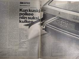 Tekniikan Maailma 1975 nr 2, Konevoimalla ylös, Iljushinit ilmassa, Syöksyvene 3v siviilin silmin, Kumman levyn ostaisin?, Patenttiviraston palvelu on tehostunut, ym
