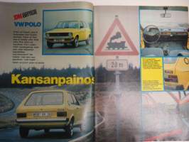 Tekniikan Maailma 1975 nr 5, Kuinka muistimme toimii?, Kansanpainos, Teijo 24 lintu, kala vai susi, Monikäyttöä urheilullisuuden varjolla, Haastaja, ym.