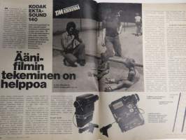 Tekniikan Maailma 1975 nr 5, Kuinka muistimme toimii?, Kansanpainos, Teijo 24 lintu, kala vai susi, Monikäyttöä urheilullisuuden varjolla, Haastaja, ym.
