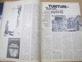 Tekniikan Maailma 1975 nr 10, Mantereen halki 60 dollarilla, Lynn Townsend, Kaikuja avaruudesta, Tunturi - Turun pyöriä, Brasilian auto-uutuuksia, ym.