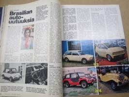 Tekniikan Maailma 1975 nr 10, Mantereen halki 60 dollarilla, Lynn Townsend, Kaikuja avaruudesta, Tunturi - Turun pyöriä, Brasilian auto-uutuuksia, ym.