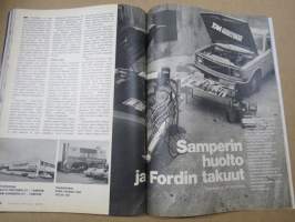 Tekniikan Maailma 1975 nr 10, Mantereen halki 60 dollarilla, Lynn Townsend, Kaikuja avaruudesta, Tunturi - Turun pyöriä, Brasilian auto-uutuuksia, ym.