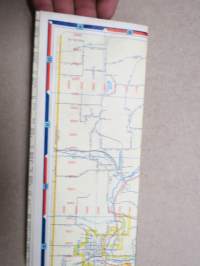 Seattle - Street and Vicxinity Maps / Chevron Gasoline - RPM Supreme Motor Oil -tiekartta, USA