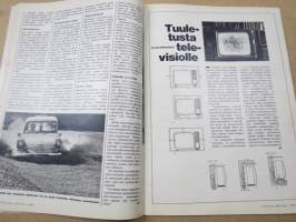 Tekniikan Maailma 1974 nr 1, Vuoden auto 1974 pohjolassa, Tiedon paloista sukellusveneeksi, Milloin kosmonautit lentävät kuuhun,Jokapäiväiset jätteet kevytsoraksi,ym