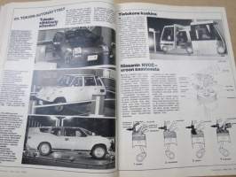 Tekniikan Maailma 1974 nr 1, Vuoden auto 1974 pohjolassa, Tiedon paloista sukellusveneeksi, Milloin kosmonautit lentävät kuuhun,Jokapäiväiset jätteet kevytsoraksi,ym