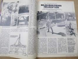 Tekniikan Maailma 1974 nr 10, Nauvon vene, Pentagone -Piikki öljyyn, Maailman pienin helikopteri, Verkehrshaus Luzer Sveitsiläisellä tarkkuudella, Nauvo Fiskari, ym.