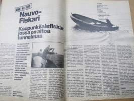 Tekniikan Maailma 1974 nr 10, Nauvon vene, Pentagone -Piikki öljyyn, Maailman pienin helikopteri, Verkehrshaus Luzer Sveitsiläisellä tarkkuudella, Nauvo Fiskari, ym.