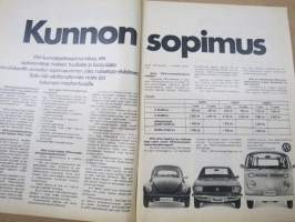 Tekniikan Maailma 1974 nr 11, Laitetaan laituri, Mielittekö purtta?, Muurat Meeting III - Toisenlainen tapaaminen, DK 201 Suomen Lohikäärmelaivueen Esikoinen, ym.