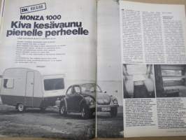 Tekniikan Maailma 1974 nr 13, Mitä tapahtui turvallisuusautolle?, General Motors gallialaisittain, Cyanolit - ja lasku viiteen, Swiss Buggy, ym.