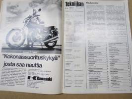 Tekniikan Maailma 1973 nr 8, Haavi auki, Kahdeksan korvaa kuuntelee tähtiä, Veto edessä tila takana, Numero-tietoutta, Veneilijän saastevaivat, Puhutaan autoista ym.