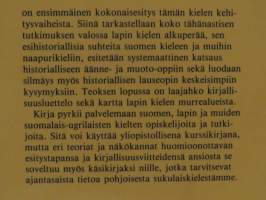 Johdatus lapin kielen historiaan
