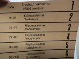 Stockmann - Orno valaisimia / lampor 64 -luettelo / katalog / catalog -näköispainos