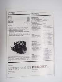 Seiskari-vene -myyntiesite / sales brochure