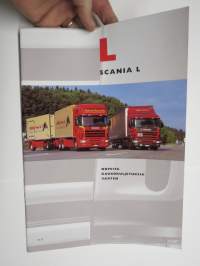 Scania L - nopeita kaukokuljetuksia varten -myyntiesite / sales brochure