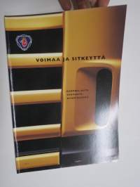 Scania - Voimaa ja sitkeyttä - kuorma-auto tuotantohyödykkeenä -myyntiesite / sales brochure