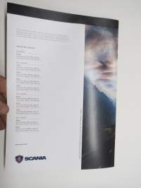 Scania - V8 mallisto - Voimaa ja tyyliä -myyntiesite / sales brochure