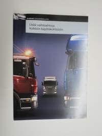 Scania - Ohjaamomallisto -myyntiesite / sales brochure