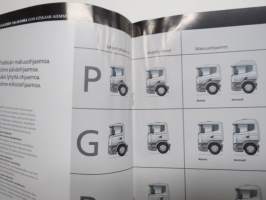 Scania - Ohjaamomallisto -myyntiesite / sales brochure