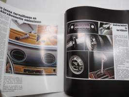 Ford Escort 1100 Std, Escort 1300 De Luxe, Escort GT, Escort farmariauto 19?? -myyntiesite / sales brochure