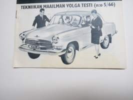 Volga Tekniikan Maailman testi 5/66 -eripainos