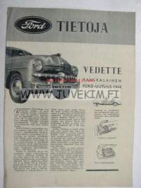 Ford-tietoja 1949 (henkilö- ja kuorma-autot) -myyntiesite