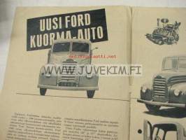Ford-tietoja 1949 (henkilö- ja kuorma-autot) -myyntiesite