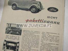 Ford-tietoja 1949 (henkilö- ja kuorma-autot) -myyntiesite