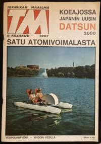 Tekniikan Maailma - 9/1967 - Kesäkuu - Koeajossa Datsun 2000 ja laaja artikkeli ydinvoimasta &quot;Satu atomivoimalasta&quot;