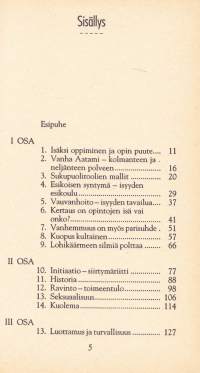 Isyyskoe. Isäksi kasvamisen ilot ja surut, 1993.Viiden pojan isä kuvaa vanhemmuuteen kasvamista omien kokemustensa ja kohellustensa kautta.