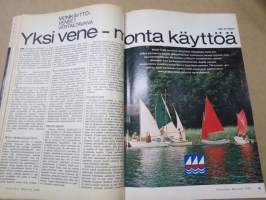 Tekniikan Maailma 1972 nr 3,Täsmällinen palvelija UPAK, Kuplan tappaja, Ei liikenne-oppi ojaan kaada, Yksi vene - monta käyttöä, Moottoripursi ei ole muotijuttu, ym.